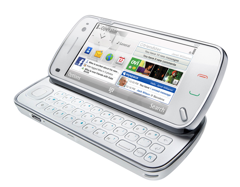 Illustration for article titled Nokia N97: Hands On The First High-End N-Series Touch Phone